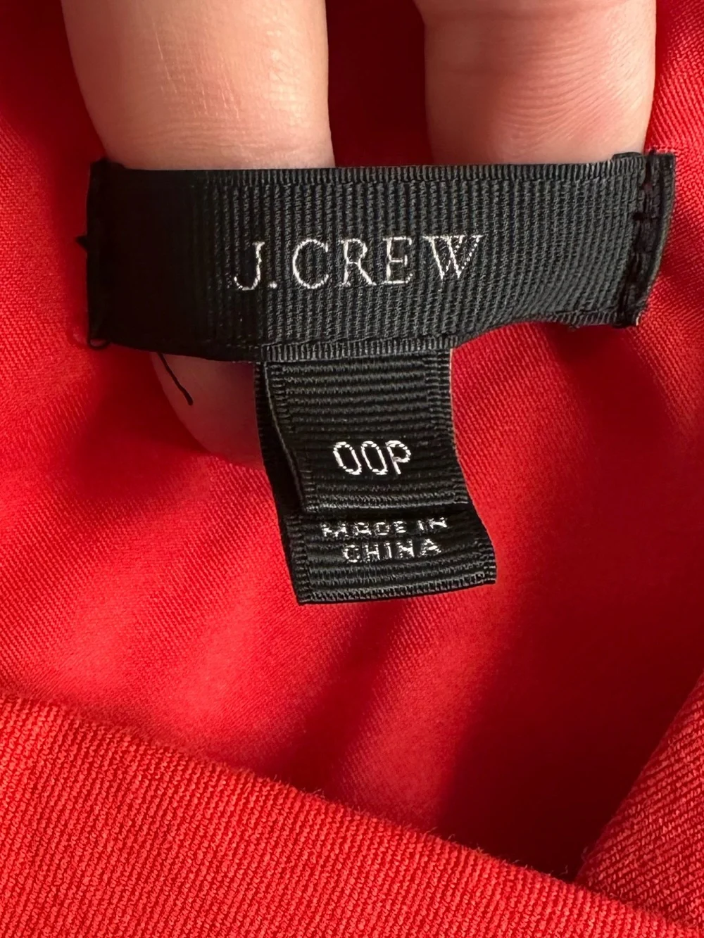 J. Crew Red Mini  Sheath Dress